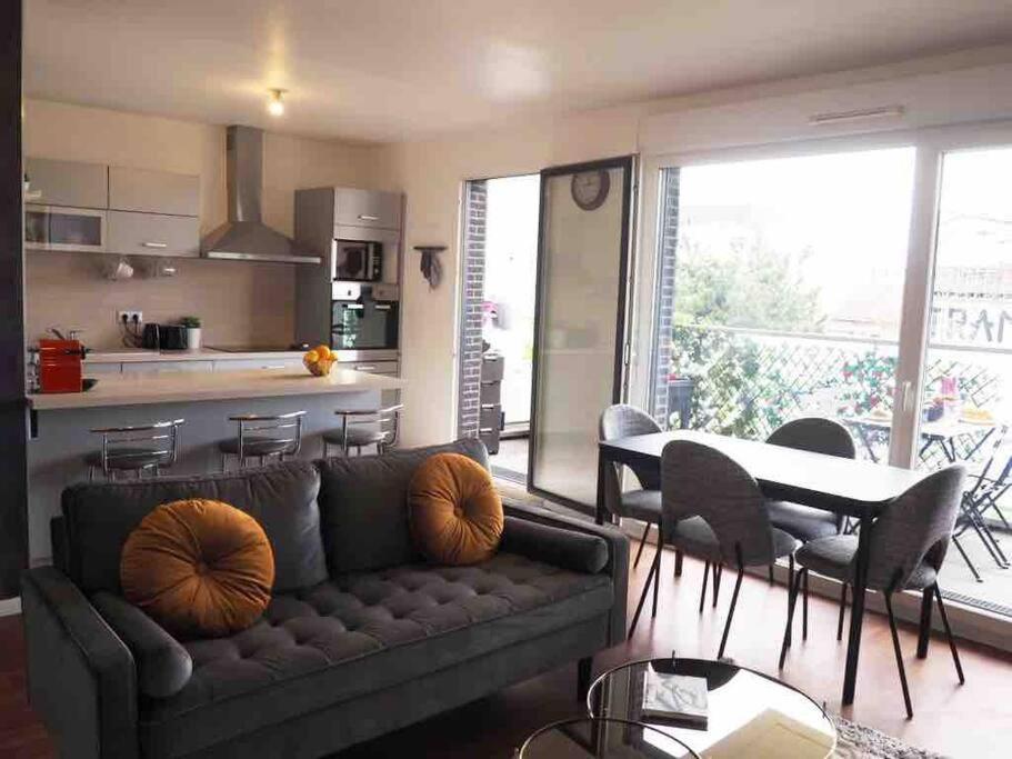 Appartement 80M2, Terrasse Sud, Metro 7 Direction Louvre A 8Minutes, Parking Sous-Sol, Proche Paris-Bercy Ivry-sur-Seine Dış mekan fotoğraf